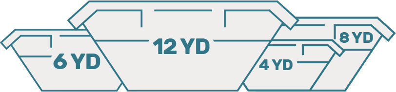 Business waste bins and collection vehicle in urban area